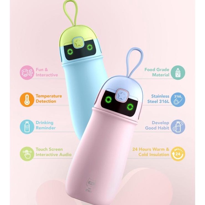 Olike Smart Bottle - Botol Minum Anak Bisa Bicara Edukasi