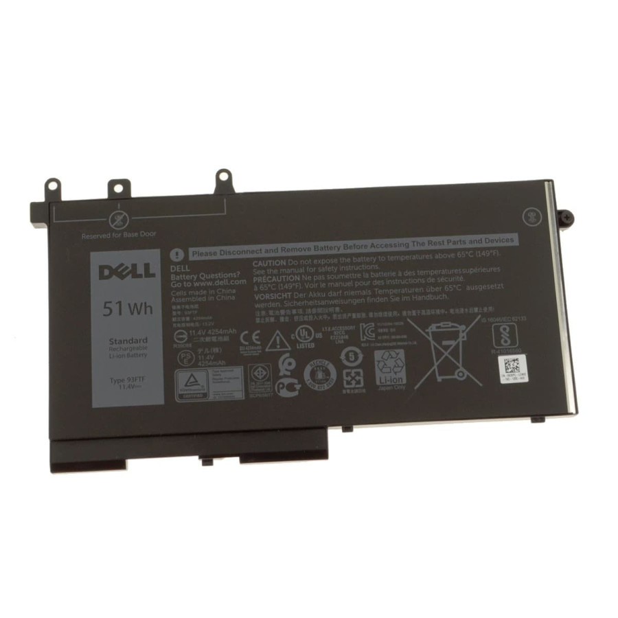 Baterai Dell Latitude 93FTF 5288 E5480 E5580 E5490 E5590 5491 93FTF