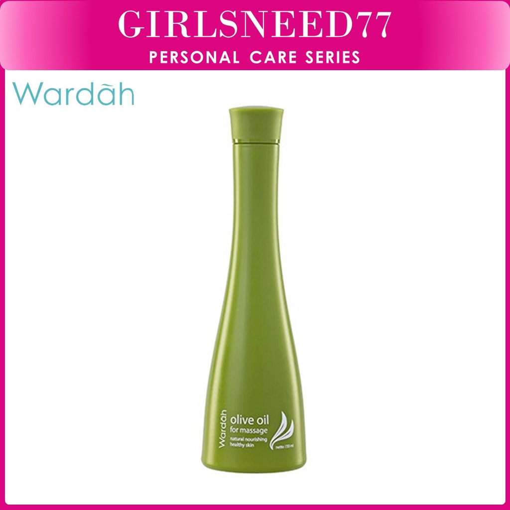 Wardah Olive Oil For Massage 150 ml - Girlsneed77 Medan Beauty Care Cosmetics COD Skincare Kosmetik