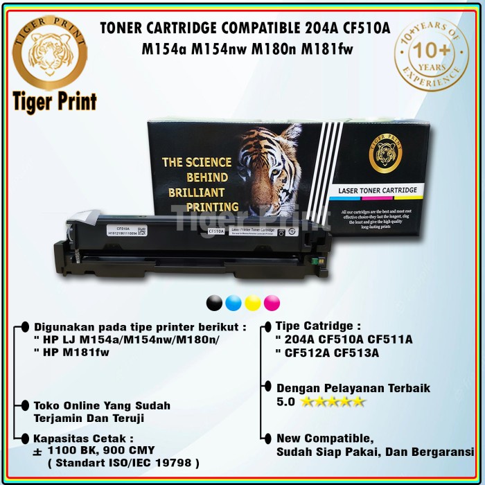 [Elektronik] Toner Cartridge Compatible 204A For Cf510A Cf511A Cf512A Cf513A [Toner]