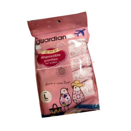 Guardian Disposable Panties For Ladies L Celana Dalam Sekali Pakai Guardian Dispo Sabel CD Underwear Under Wear