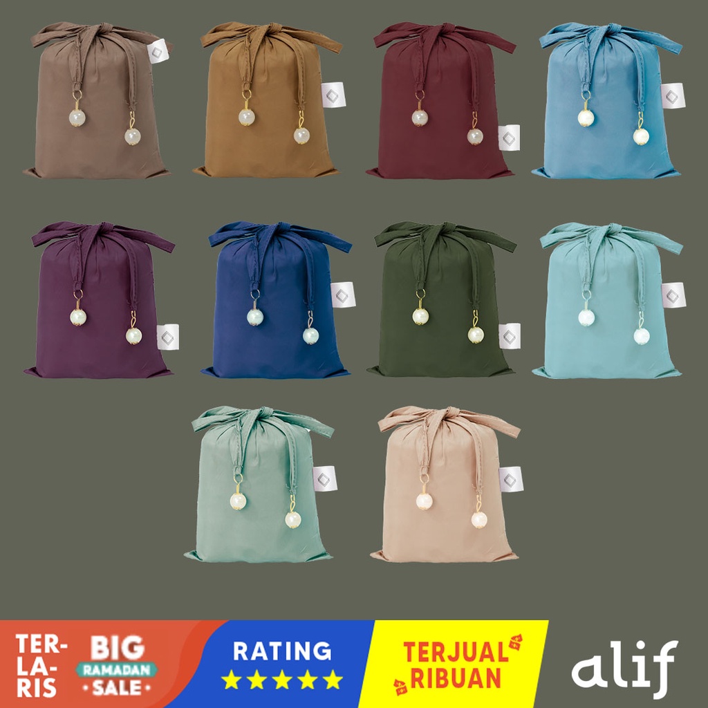 [BEST SELLER] ALIF NEW COLORWAY COLLECTION MUKENA MINI PARASUT PREMIUM KOREA TRAVEL