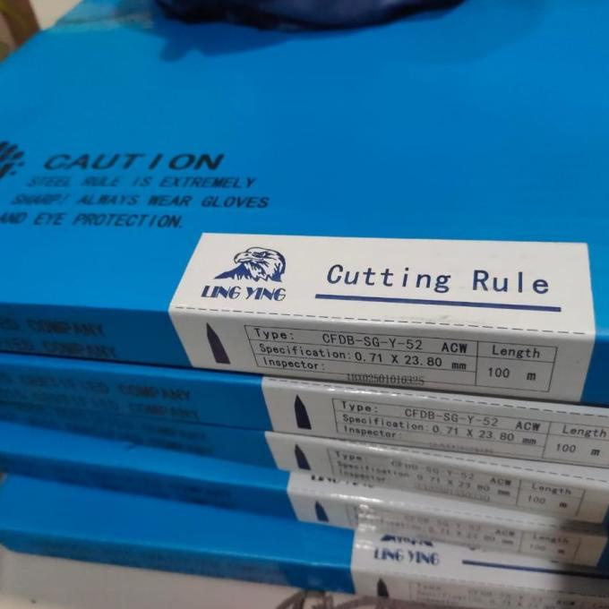 

rule die steel 23.8x1.05 3pte 70m taiwan linying