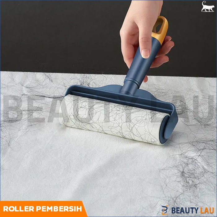 PET HAIR REMOVAL ROLL PEMBERSIH BULU KUCING ANJING DI BAJU DAN KARPET LINT ROLLER ROL PEMBERSIH BULU KUCING