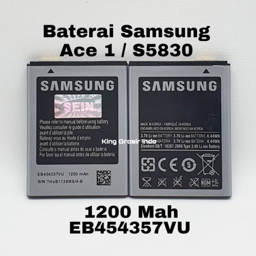 Batrai Samsung Galaxy S5830 Batre Samsung Ace 1 S5830 Battery Samsung Galaxy Ace 1 S5830 Ori