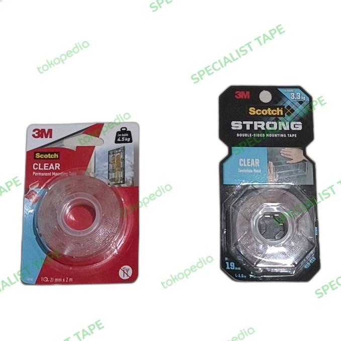 

Double Tape Clear 4010c Perekat Bening Transparan 21mm x 2m 4.5kg jin06