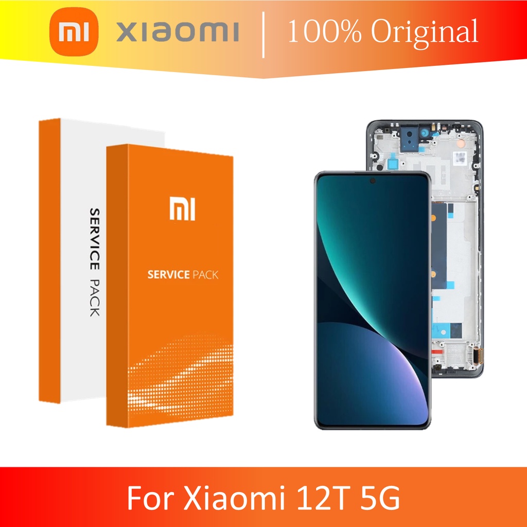 (ORIGINAL 100% XIAOMI) LCD + FRAME XIAOMI MI 12T 5G