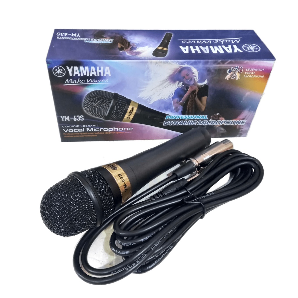 MIC MICROPHONE KABEL YAMAHA 63 S- MIC YAMAHA 63 S