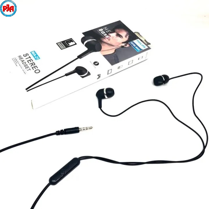 HEADSET HANDSFREE EARPHONE HF PHILIPS MA 21 EXTRA BASS STEREO HEADSET PREMIUM HF PHILIPS MA21