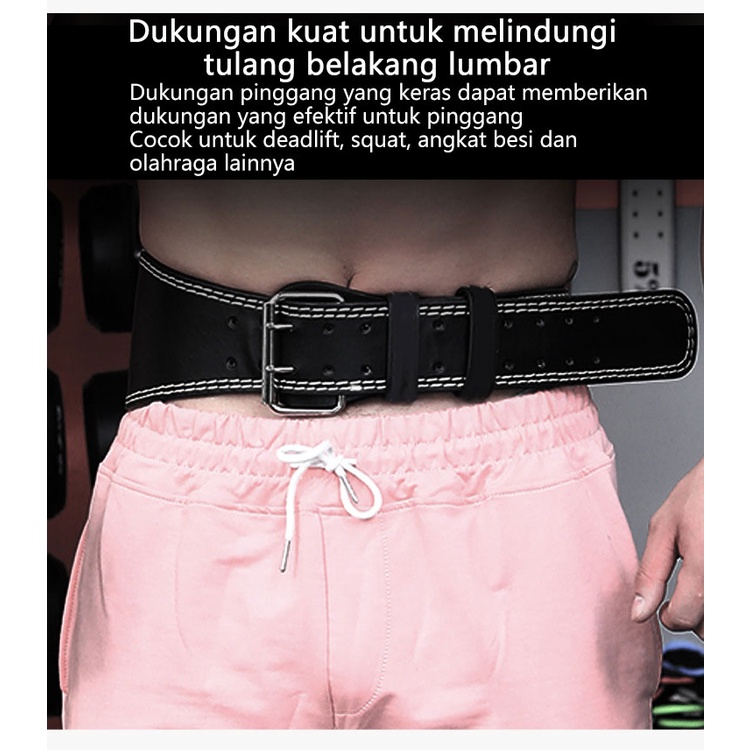 Sabuk Gym Fitness | Gym Belt Fitnes | Weightlifting Belt Power Lifting  Sabuk Untuk Olahraga Angkat Beban