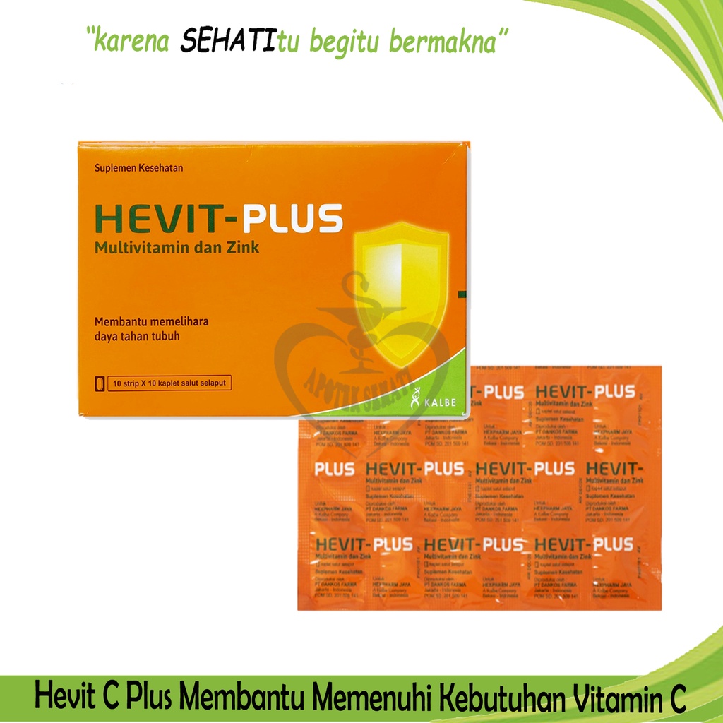 Hevit C Plus Suplemen Kesehatan Multivitamin Daya Tahan Tubuh