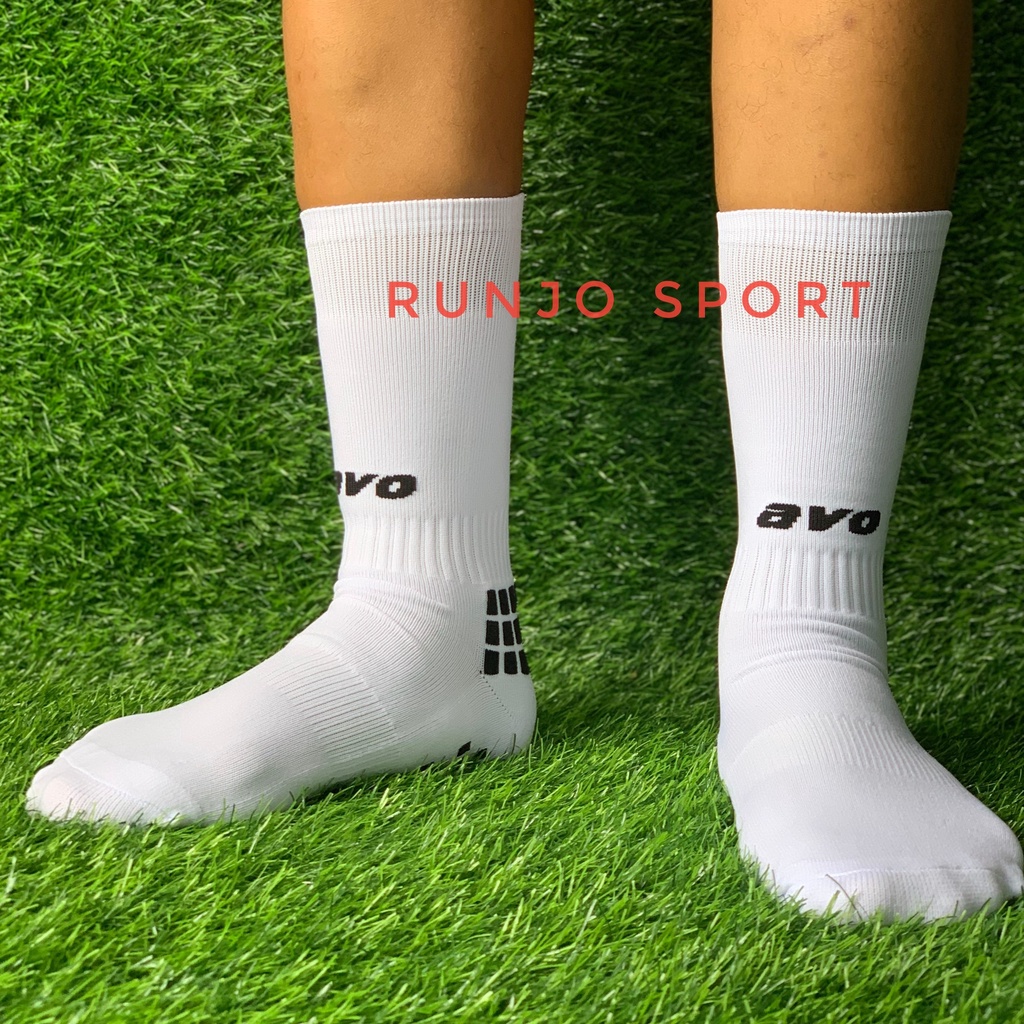 PAKET HEMAT Kaos Kaki Avo Pendek Anti Slip dan Avo Sambung Original Sepak Bola Futsal