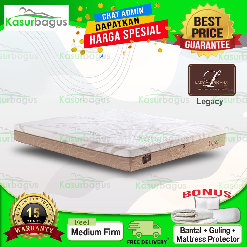Lady Americana Kasur Full Latex Legacy - Hanya Kasur 120x200