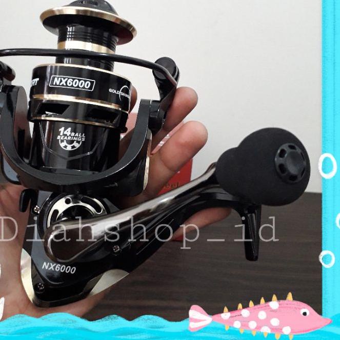 ➨ Reel Pancing NX2000 - NX6000 Series Metal Fishing Reel 14 BB ☆