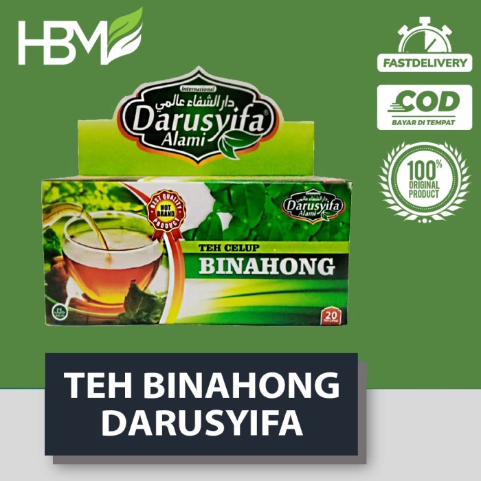 

TEH CELUP BINAHONG DARUSYIFA ISI 20 KANTONG