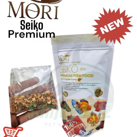 MORI Seiko Premium Fish Food 150gr 150 gr Pakan Makanan Ikan Hias