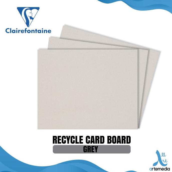 

Clairefontaine Grey Recycle Card Board Bahan Maket Model 3D Papan DIY