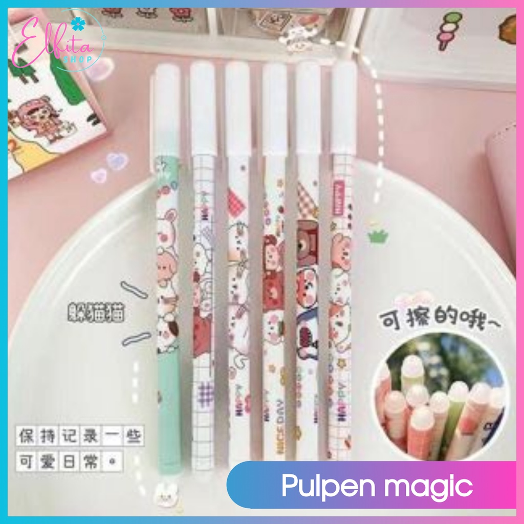 

PULPEN MAGIS BISA DIHAPUS Eraseble Pen Karakter Lucu