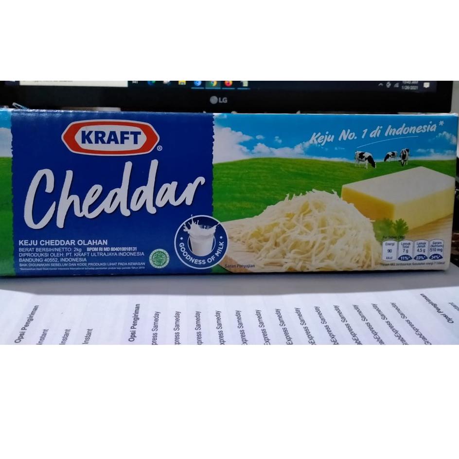 

➸ Keju Cheddar Kraft 2kg !!- ➤