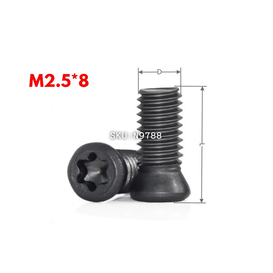 Screw Holder M2.5x8 Baut Bintang Standar M2.5 Baud Panjang 8mm
