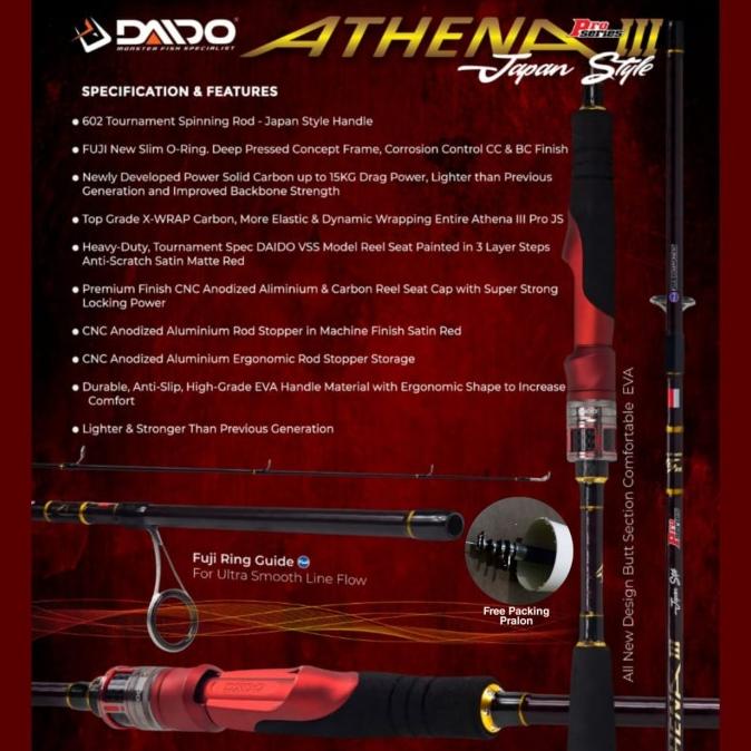 Joran Daido Athena III Pro Series JS 602 ( free packing PVC )