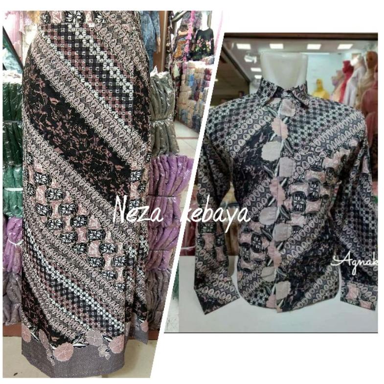 [ART. 5305 Couple rok span dan kemeja panjang//rok span batik//rok instan//rok span jumbo