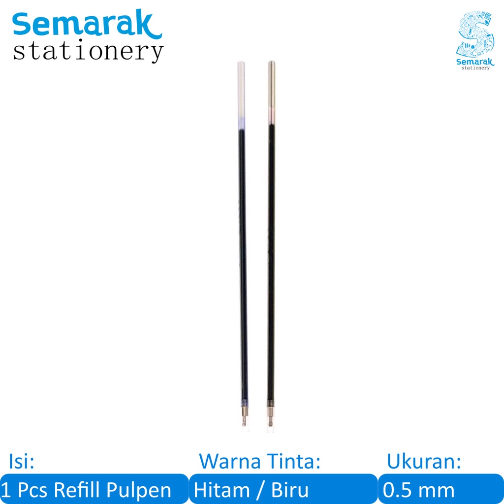 

Standard Refill Pen Isi Ulang Pulpen AE7 0.5 - Hitam / Biru