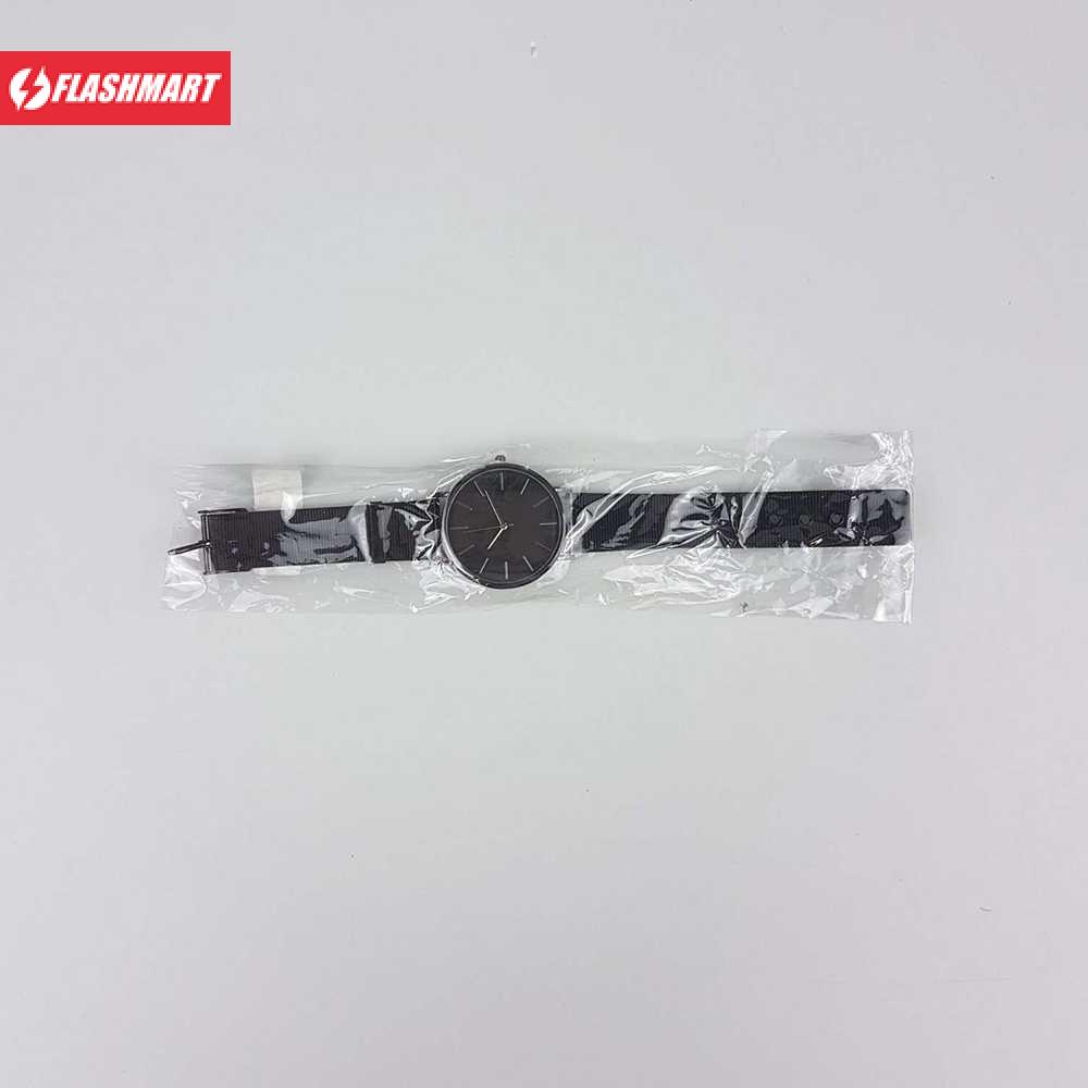 Flashmart Jam Tangan Kasual Pria Milanese Stainless Steel - 3294