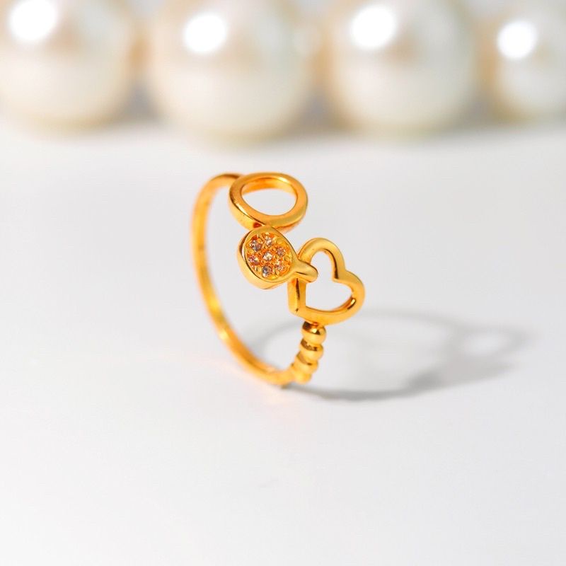 Cincin Emas One O- O Waru- Toko Emas Gadjah