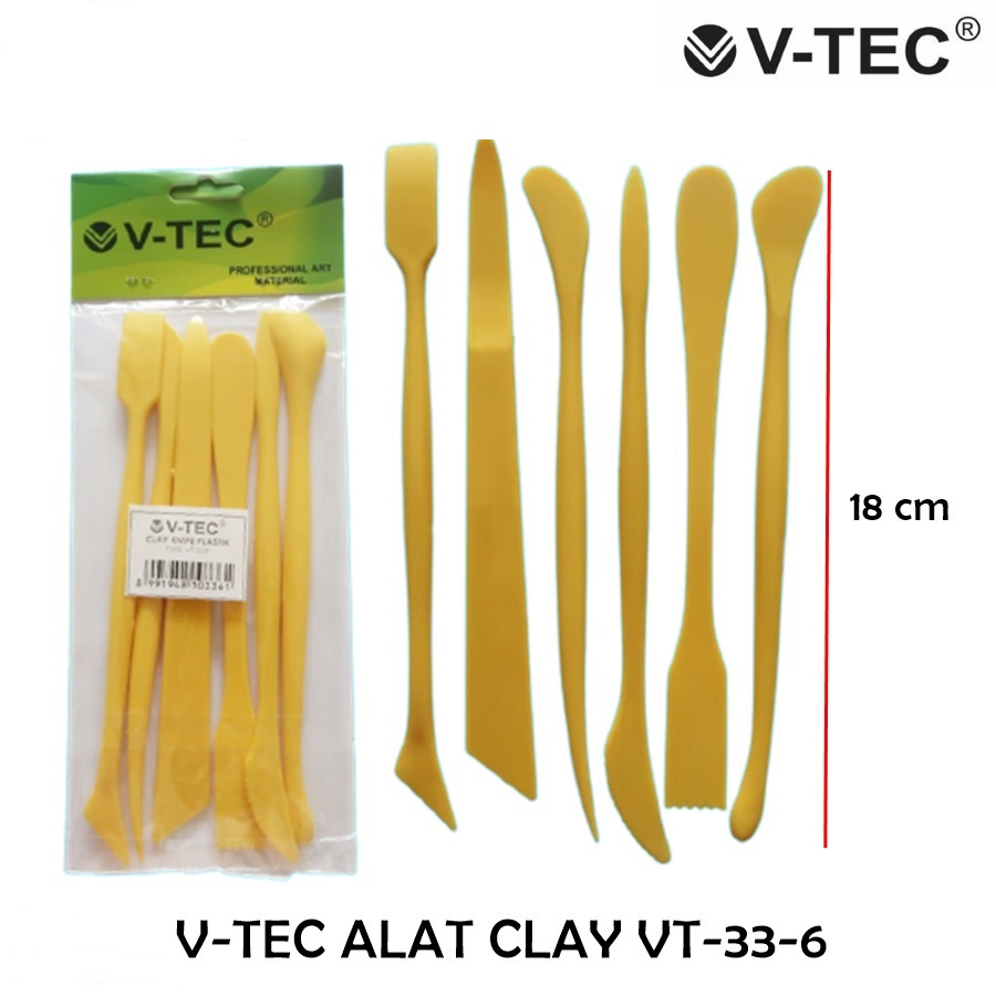 

Pisau Clay Plastik V-Tec VT 33/6 / Clay Knife Plastik V-Tec VT 33/6