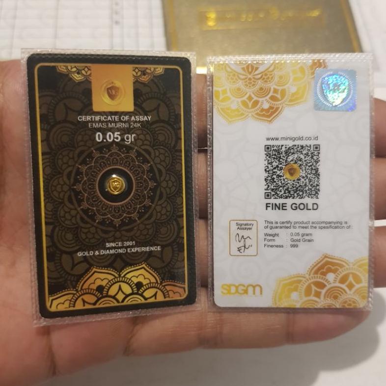 Emas Mini Gold Minigold Black Series 0,025 - 0,05 - 0,1 / 0.025 - 0.05 - 0.1 gr gram 24 Karat
