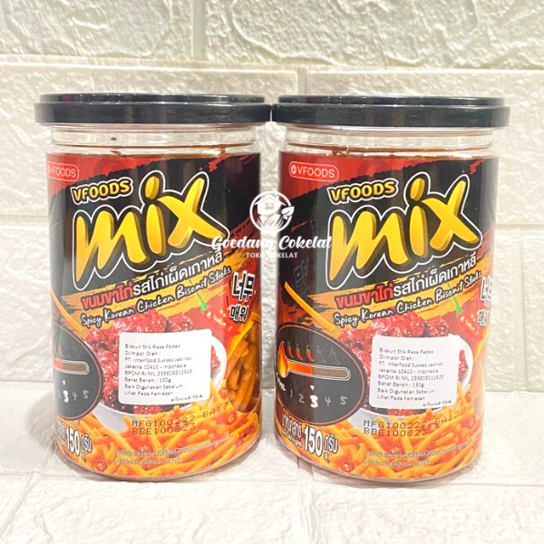 Jual VFoods MIX Spicy Korean Chicken Biscuit Sticks Biskuit Stik Pedas