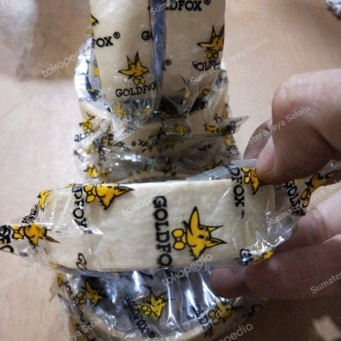 

#####] LAKBAN KERTAS/ ISOLASI KERTAS MASKING TAPE 1INCHI GOLDFOX