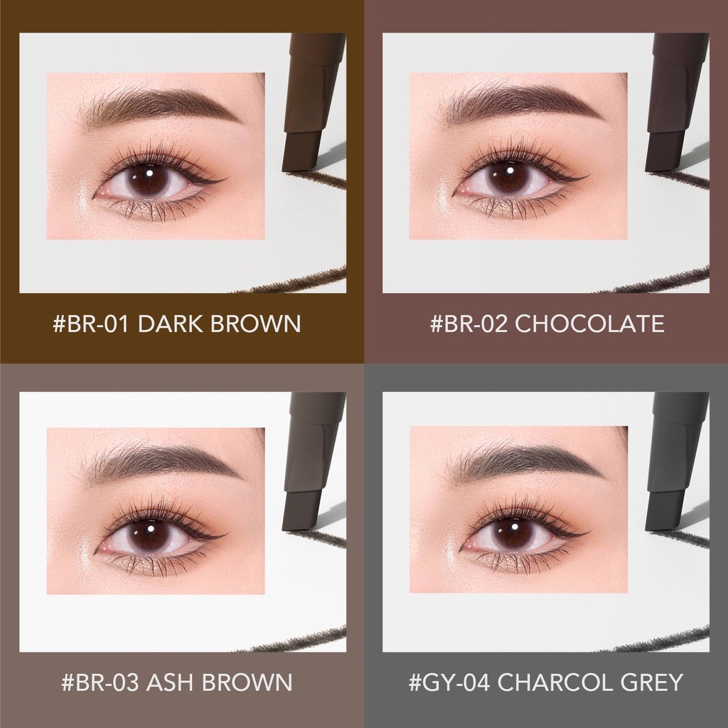 YOU Teardrop Brow Definer | Pensil Alis Waterproof | Pigmented Tahan Lama