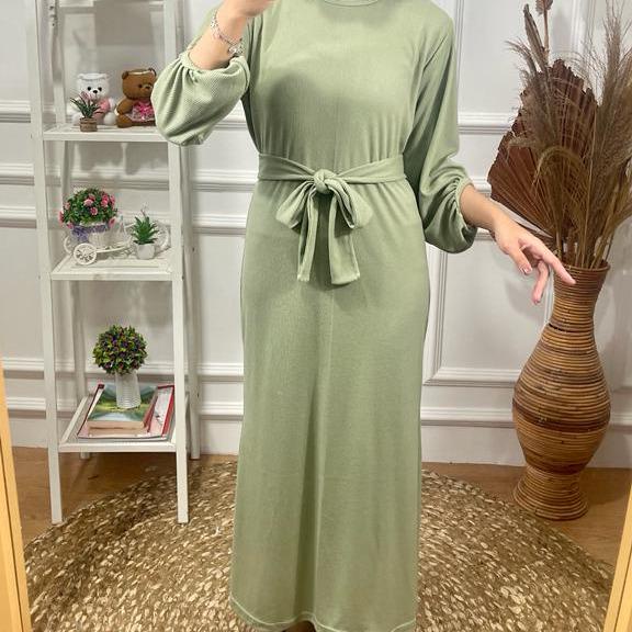 ZASKIYA - Gamis Azura Rin Knit Premium Wanita