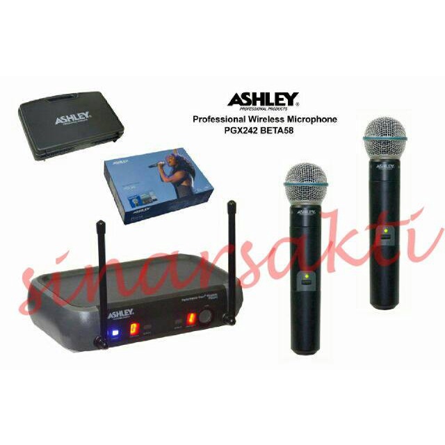 Mic Wireless Ashley Pgx 242 Beta 58 ( Handheld )