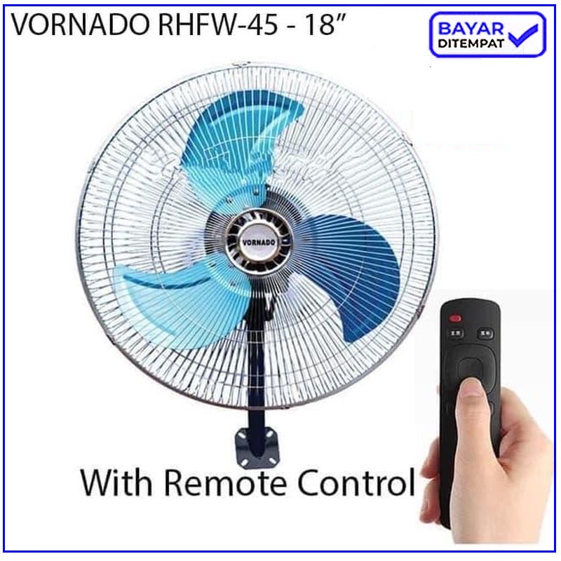 kipas angin vornado wall fan RHFW - 45(18'') remote KIPAS ANGIN TORNADO