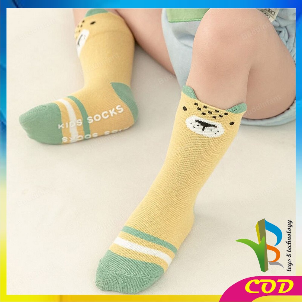 RB-P378 Kaos Kaki Anak Animal Sock 3D Kaus kaki Panjang Cute Karakter Hewan Anti Slip Bayi Unisex Kaus Kaki Korea Cewek Cowok