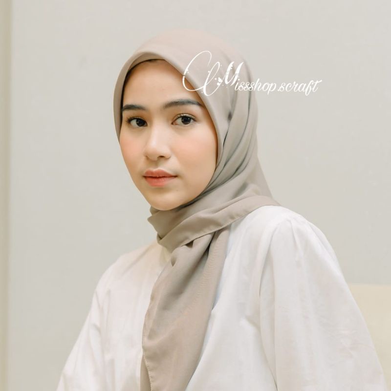 Hijab Paris Premium Segi Empat Paris Jilbab Voal Kerudung Segi Empat