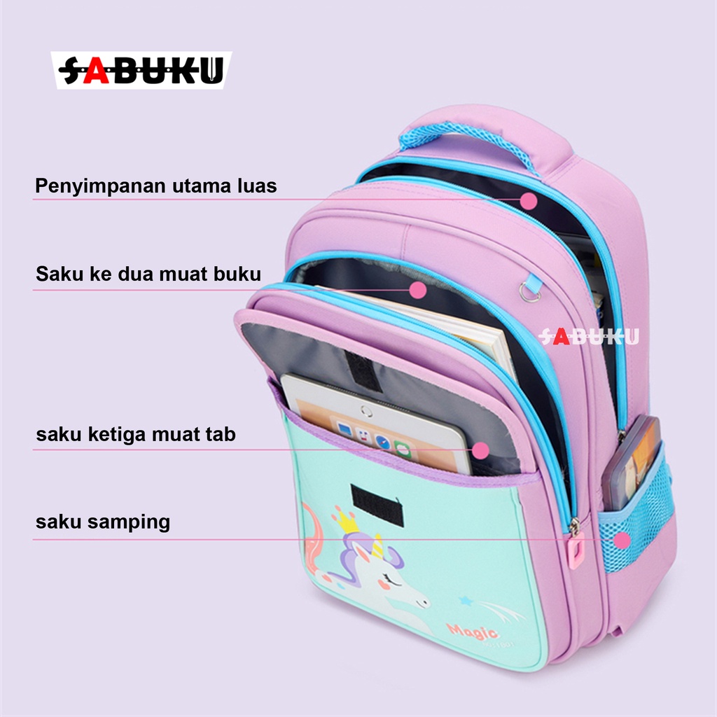 Tas Ransel Anak Sekolah Backpack Fashion Unisex Tas Punggung Remaja Tas Laptop Lucu Terbaru - 291