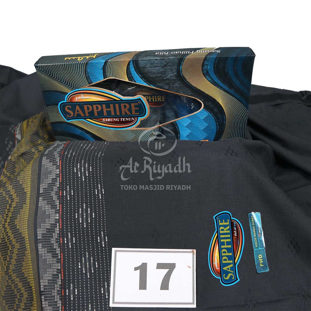 Sarung Sapphire Motif PWD Polos Warna Dobby