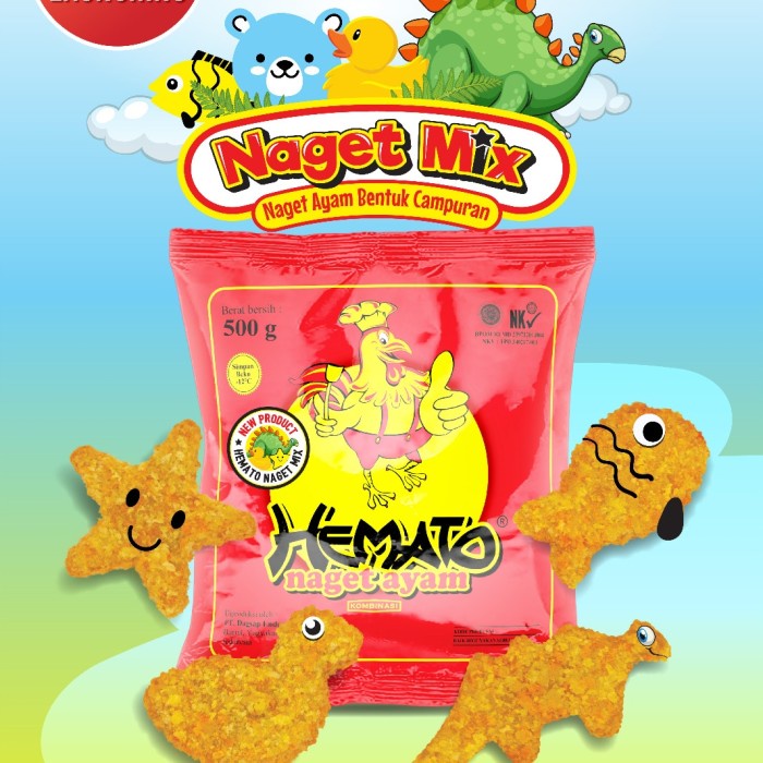 

HEMATO NUGGET AYAM MIX 500 GR X 12