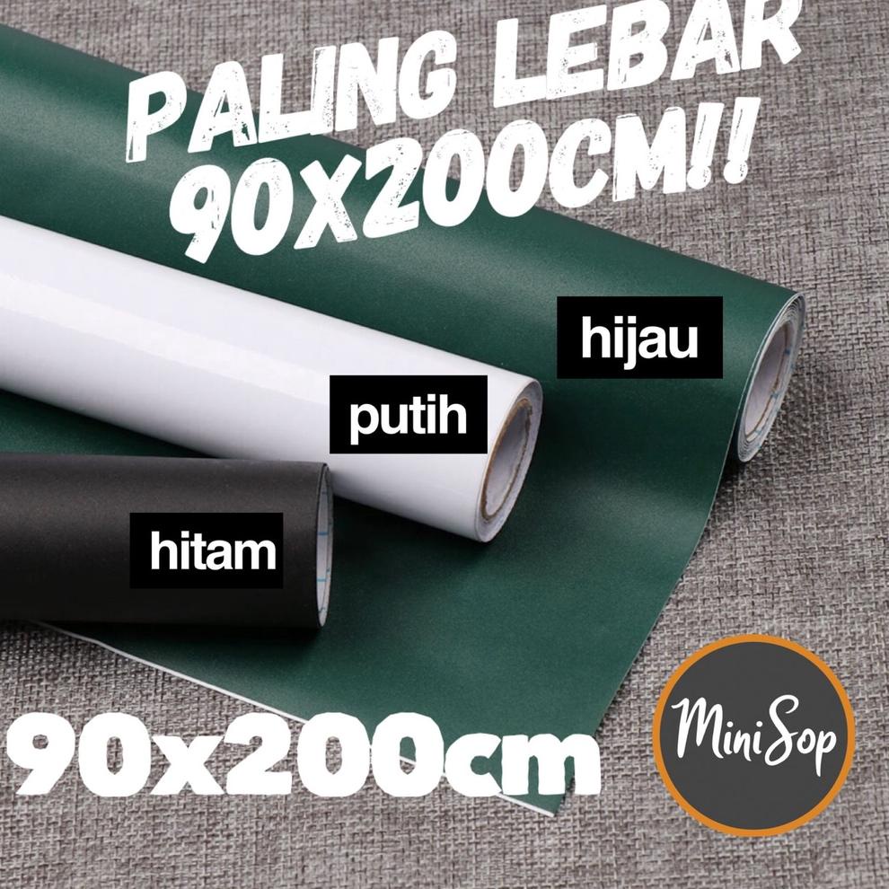 

10.10 Product HOT Stiker Papan tulis Whiteboard Blackboard Spidol Kapur tempel hitam putih hijau 60 x 200 CM - 90 X 200 CM