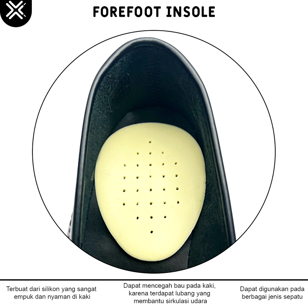 Insole Sepatu / Bantalan Kaki Depan / High Heels Insole Pad