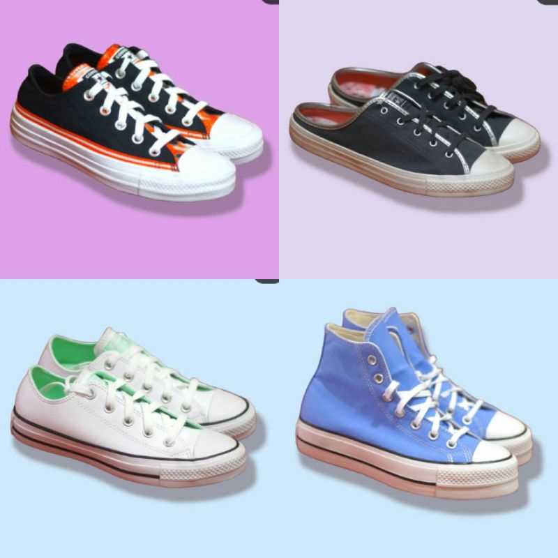 BIG SALE SEPATU SNEAKERS CONVERSE CTAS SHORELINE SLIP BRIGHT STORM PINK WHITE 572619C