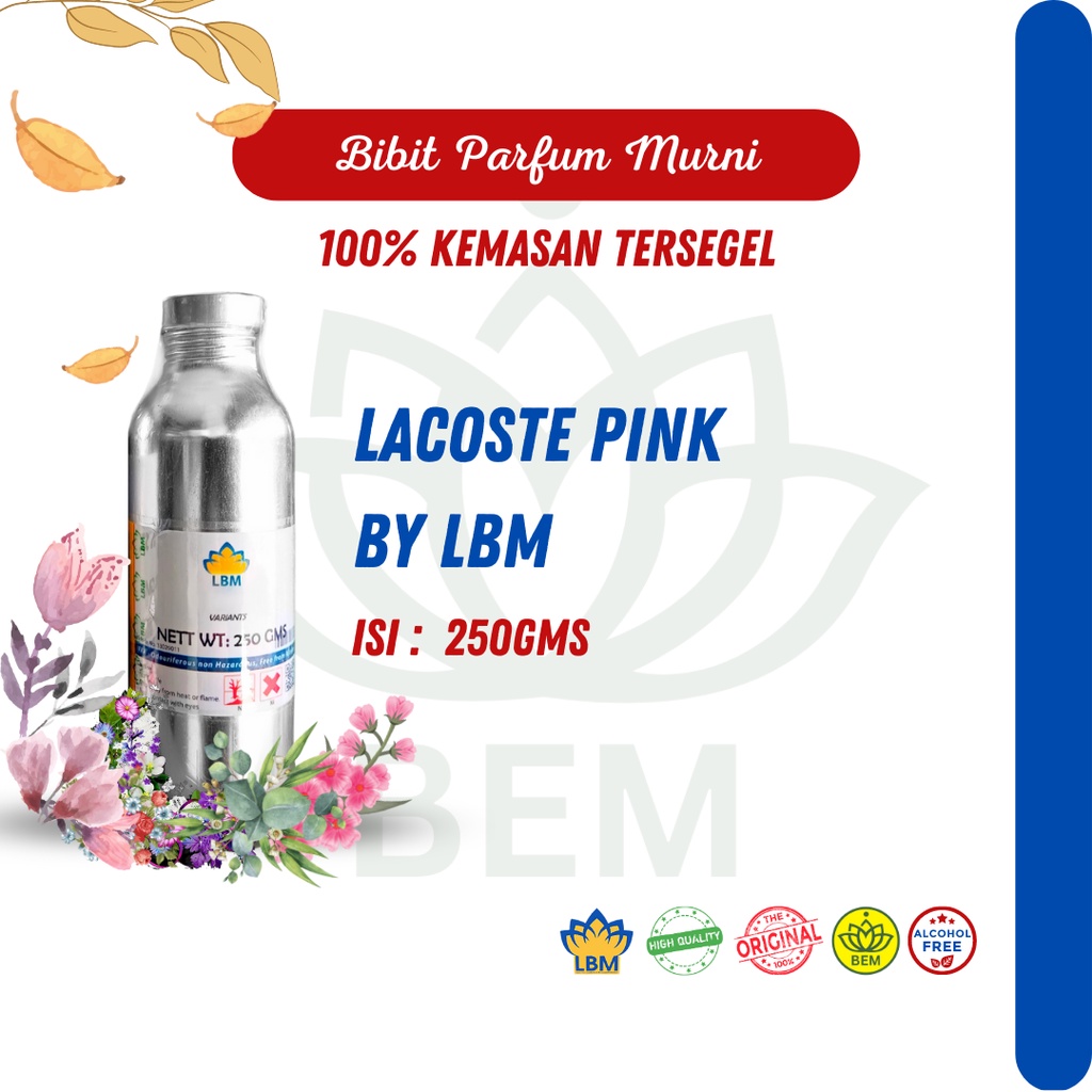 Bibit Parfum LACOSTE PINK by LBM - 250Gms Segel