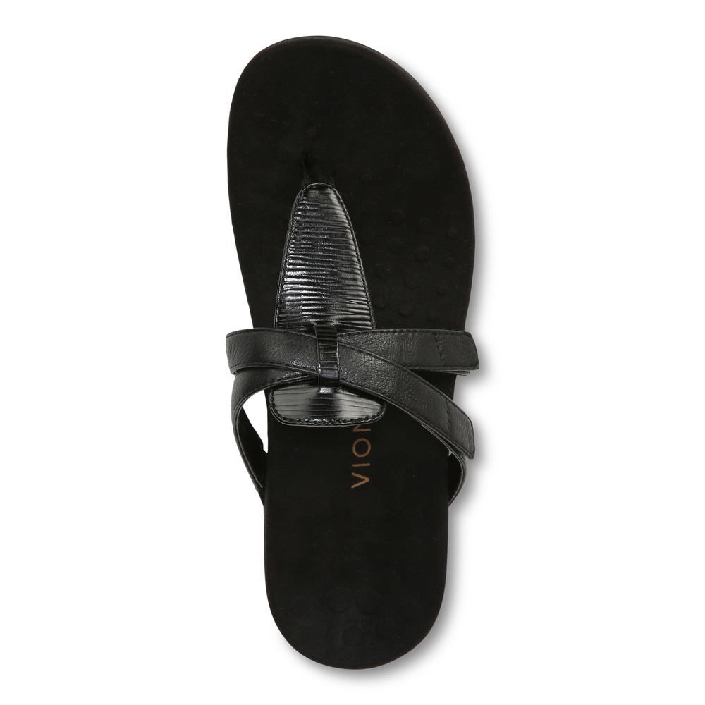 Vionic Karley Black Sandal Wanita