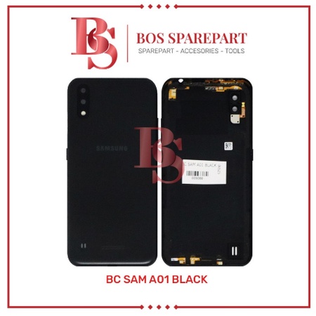 BACKDOOR / BACKCOVER SAMSUNG A01 BLACK / TUTUP BELAKANG