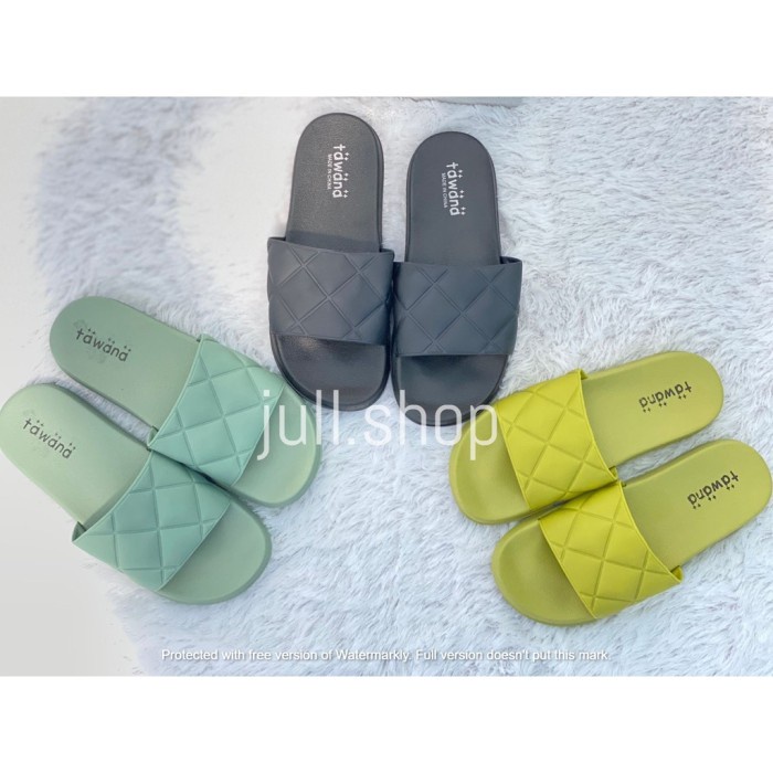 Import Tawana On Asli Polos 100 Bahan Sandal Wanita Slip Karet