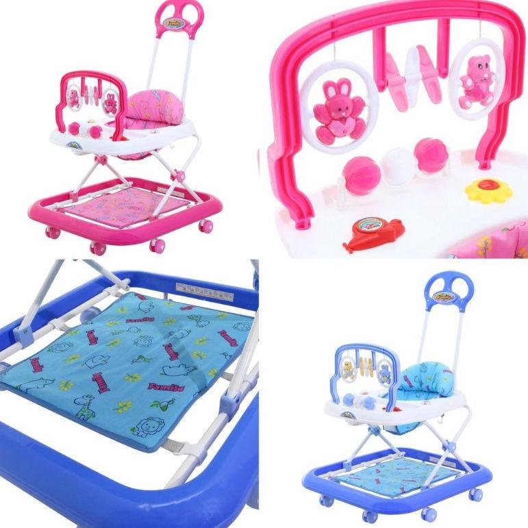SALE BABY WALKER FAMILY 1858 + MUSIK /DORONGAN